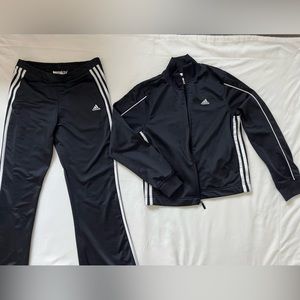 Adidas track jumpsuit set